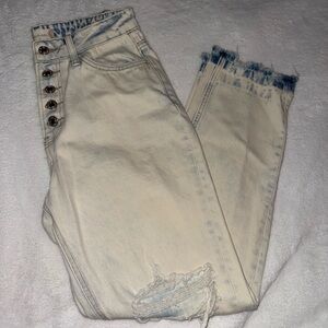 Altar'd State Vervet Button Fly Jeans